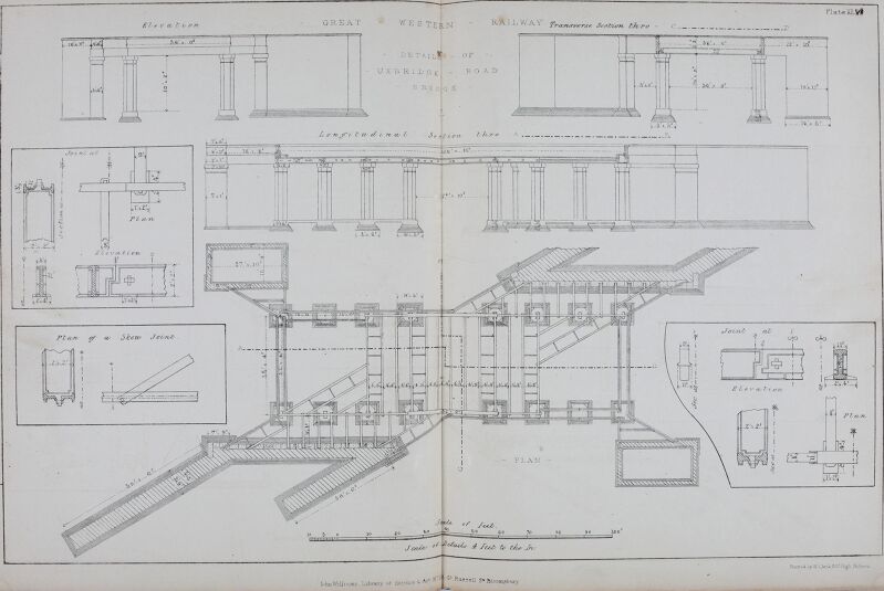 Railway practice. A collection of working plans and practical details of construction in the public works of the most celebrated engineers on the several railways, canals, and other public works (14571766699), Samuel Charles Brees, 1836