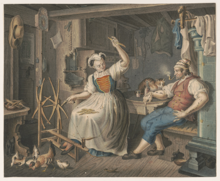 A peasant home in Wallenstadt, Switzerland LCCN2002736909, Charles Fenderich