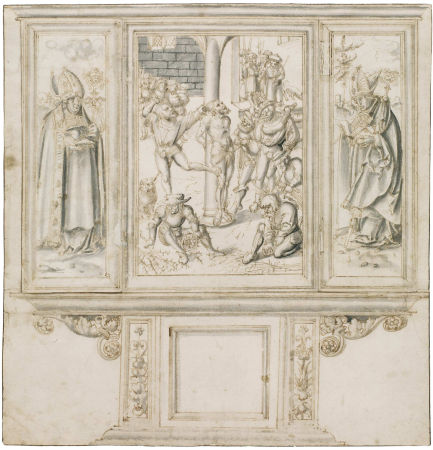 Lucas Cranach altar sketch, Lucas Cranach the Elder