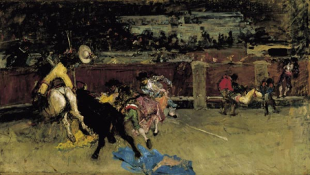 Bullfight. Wounded Picador, Marià Fortuny Marsal, from 1867 until 1868