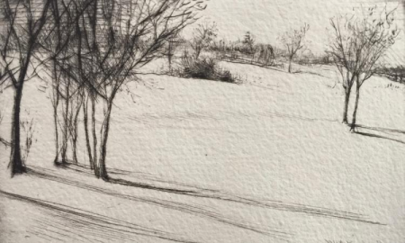 Winter Twilight, Etching, before 1923