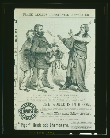End of the big talk at Washington LCCN2001696538, Frank Leslie, 1875