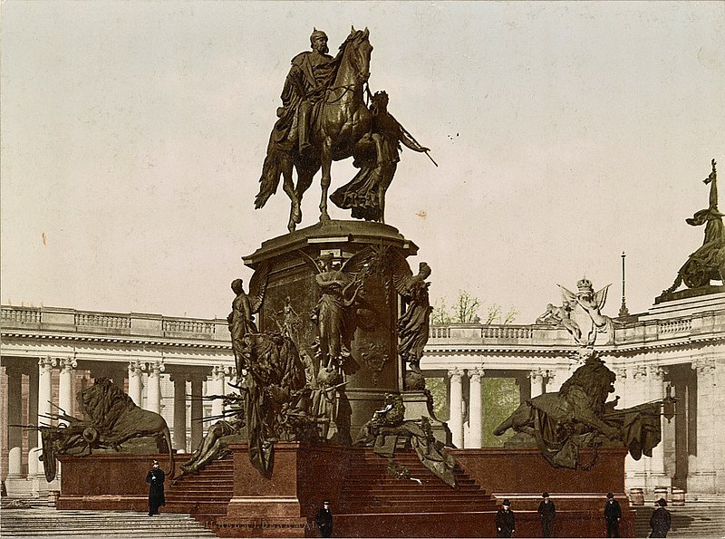 Berlin Denkmal Kaiser Wilhelm I um 1900, between 1890 and 1905