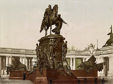 Berlin Denkmal Kaiser Wilhelm I um 1900, between 1890 and 1905