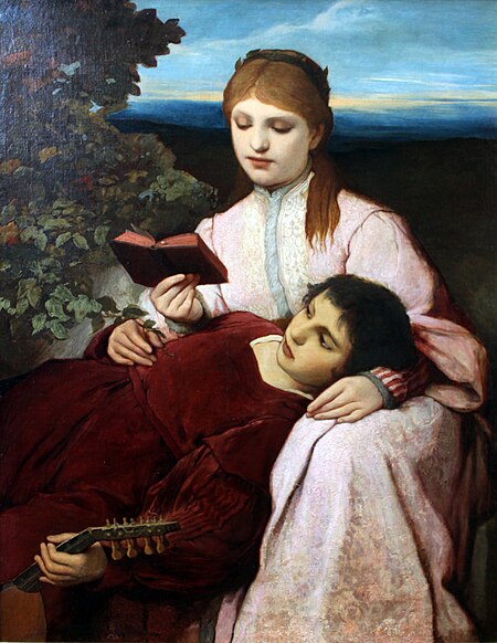 Leisure Hour (Scene from "Tannhäuser"), Gabriel von Max, 1875