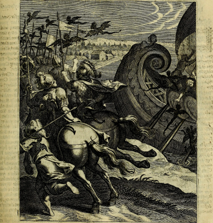 The doctrine of morality - or, A view of human life, according to the stoick philosophy - exemplify'd in one hundred and three copper-plates, done by the celebrated Monsieur Daret, engraver to the (14561359838), 1721