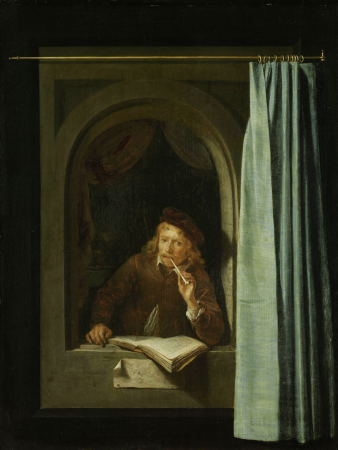 Self-portrait, Gerrit Dou, between 1640 and 1650