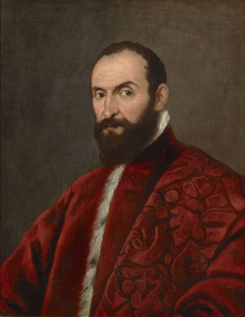 Portrait of a Venetian Senator attributed to Domenico Tintoretto, Domenico Tintoretto