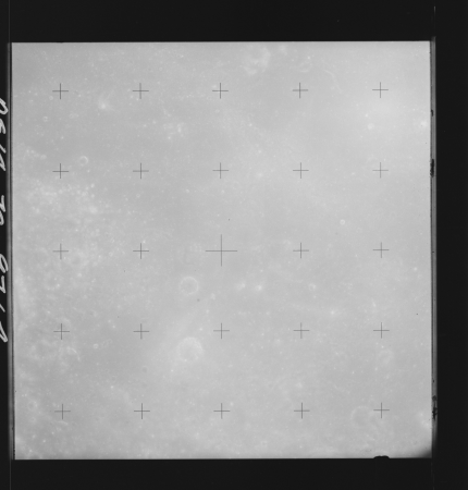 AS14-70-9764 - Apollo 14 - Apollo 14 Mission image - View of the Sea of Nectar and Daguerre Crater.