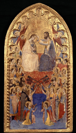 Puccio di Simone. Coronation of the Virgin, Musee du Petit Palais, Avignon., Puccio di Simone