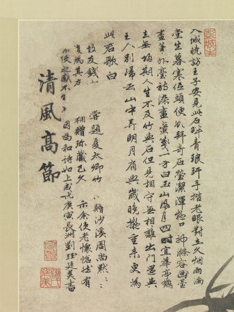 Xia Chang, Ming Dynasty, Qingfeng Gaojie Diagram, Axis, Xia Chang, circa 1460