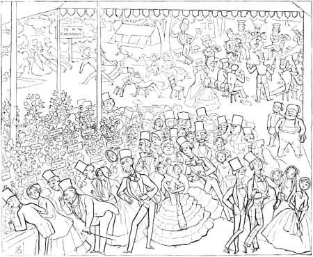 Manners and customs of ye Englyshe - No 18, Richard Doyle, 1849