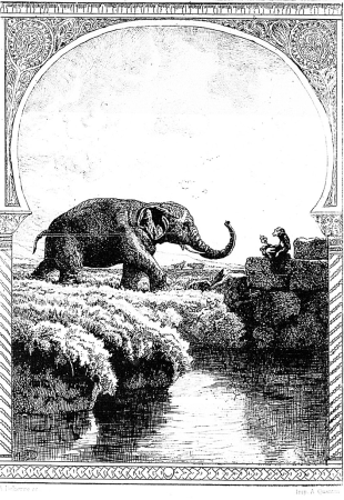 The Elephant and the Monkey of Jupiter, Auguste Delierre