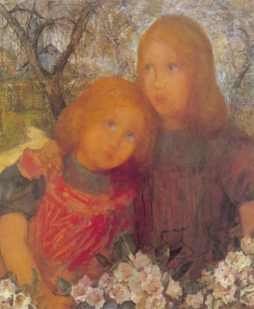 Spring idyll, Piet Mondrian, between 1900 and 1901