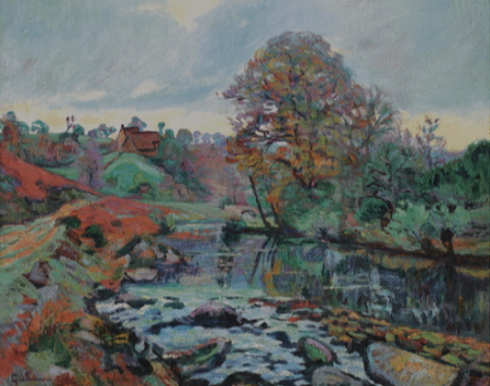 Landscape of Creuse, view from Pont Charraud, Armand Guillaumin