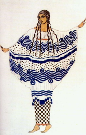 L'après-midi d'un faune by L.Bakst 02, 1911