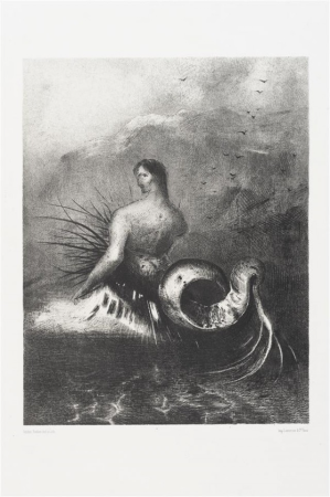 Redon - La Sirène sortit des flots, 0600819, Odilon Redon