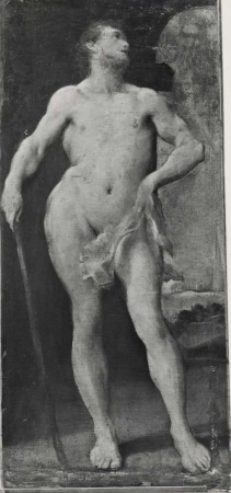 Man with a stick, Pietro Faccini, between 1575 and 1602