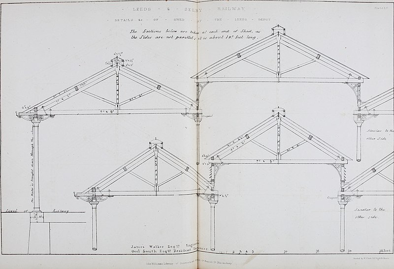 Railway practice. A collection of working plans and practical details of construction in the public works of the most celebrated engineers on the several railways, canals, and other public works (14778313313), Samuel Charles Brees, 1836
