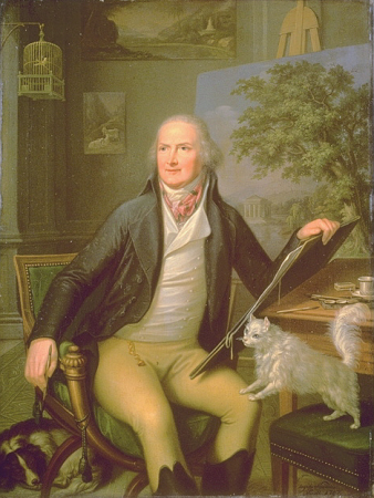 Jacob Philipp Hackert in His Studio, Naples, Jacob Philipp Hackert, 1797