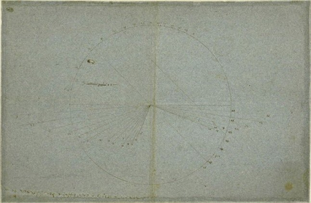 Geometric figure: disk of an astrolabe?, Francesco di Giorgio