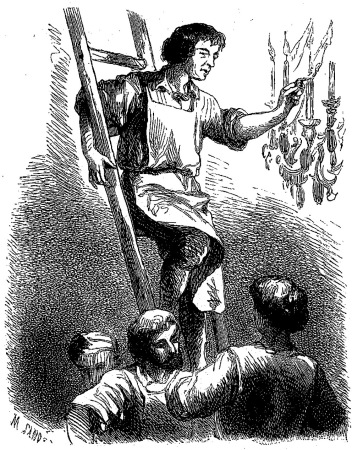 Illustrated works of George Sand. Prefaces and new notices by the author. Drawings by Tony Johannot