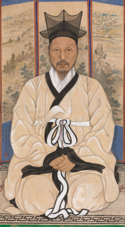 Portrait of scholar Seokji Chae Yong-shin, Chae Yong-sin