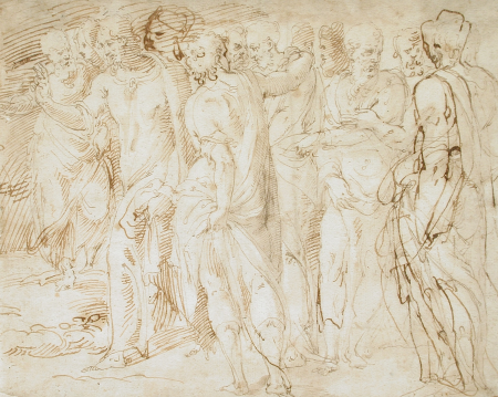 Scene from the Resurrection of Lazarus