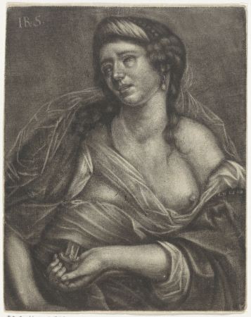 Zelfmoord van Dido of Lucretia, RP-P-1910-1592, Johannes de Ram, between 1650 and 1750