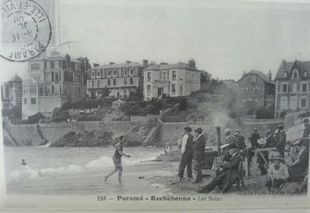 Bath in Paramé postcard