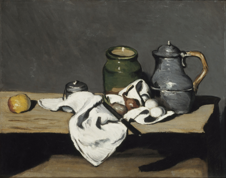 Nature morte à la bouilloire. Still life with kettle, Paul Cézanne, (1867 - 1869)