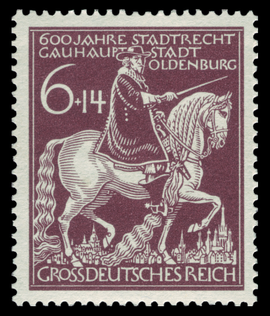 DR 1945 907 Oldenburg, Graf Anton Günther, Anthony Günther, Count of Oldenburg