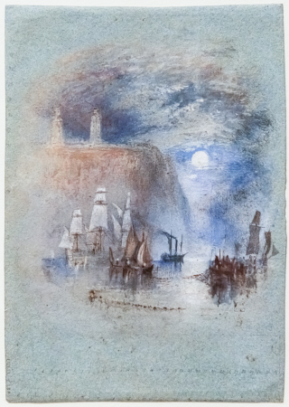 Light-Towers of la Hève (Vignette), J. M. W. Turner, c.1832
