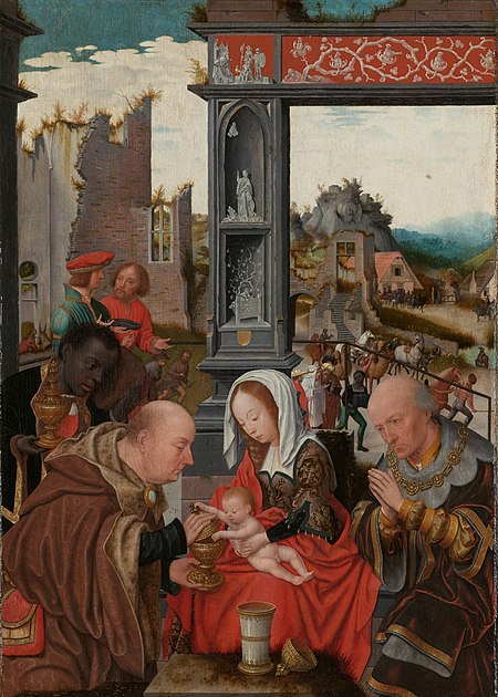 The Adoration of the Magi, Jan Mostaert, between 1520 and 1525