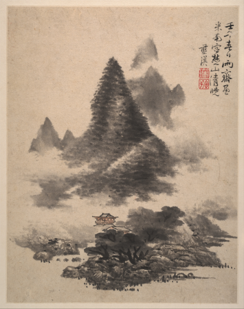 Lan Ying, Ming Dynasty, imitation of Song and Yuan landscape paintings, paper, Lan Ying, dated 1642