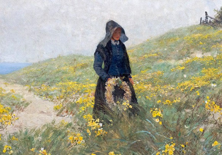Seamen's Cemetery in the Dunes of Ahrenshoop, Paul Müller-Kaempff, 1893