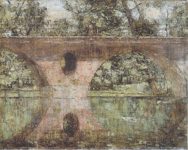 Ilmbrücke in Weimar, Christian Rohlfs, 1892
