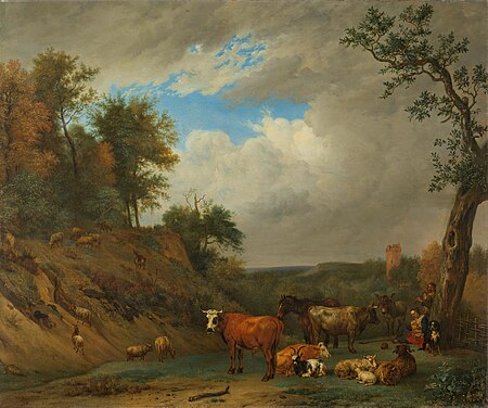 Herders met hun vee, Paulus Potter, 1651