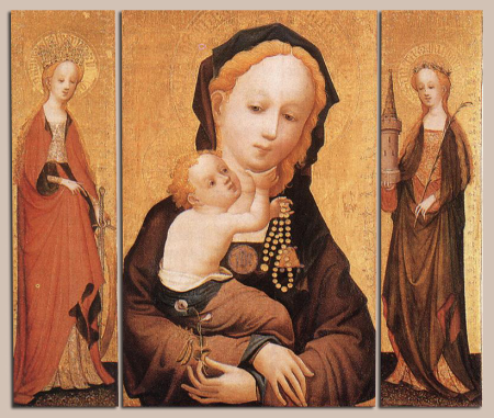 Triptych, Master of Saint Veronica, between 1400 and 1415
