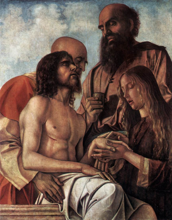Pietà, Giovanni Bellini, between 1471 and 1474