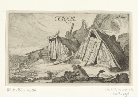 Water Aqua (titel op object) Landschappen met de elementen (serietitel), RP-P-BI-1406, Cornelis Bloemaert, between 1620 and 1630