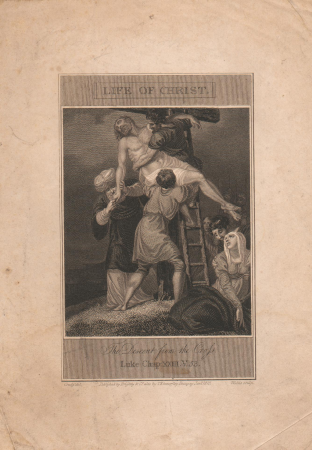The Descent from the Cross. Luke Chap. XXIII.V.53, Robert William Wallis, 1813