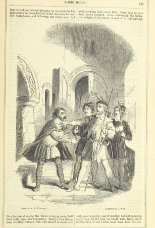 British Library digitised image from page 145 of "Robin Hood and Little John or, the Merry Men of Sherwood Forest" (11033166754)