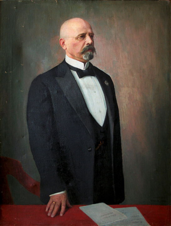 Portrait of Jaan Poska, Paul Raud, 1929