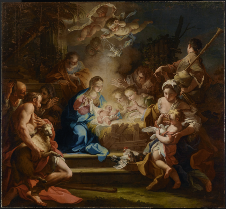 The Adoration of the Shepherds, Sebastiano Conca, 1720