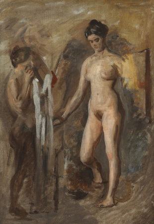 Study for „William Rush and his Model“, Thomas Eakins, circa 1908
