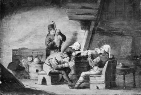 Bagpipe Music and Singing. The Five Senses: The Sense of Hearing, Anthonie Victoryns, between 1637 and 1656