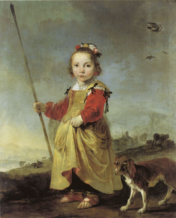 Girl as Shepherdess, Jan Baptist Weenix, circa 1650