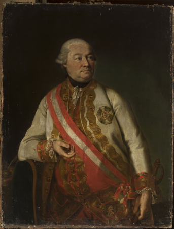 Portrait of Count András Hadik de Futak., Georg Weikert, circa 1777