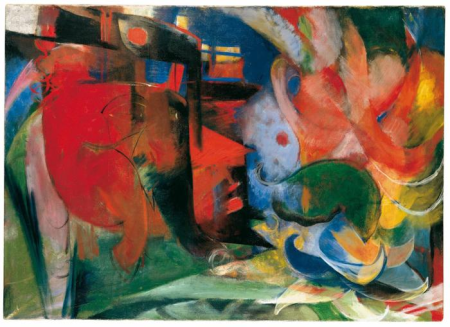 Abstract Forms II, Franz Marc, 1914